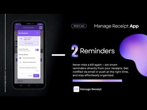Manage Receipt | Best Expense Management App