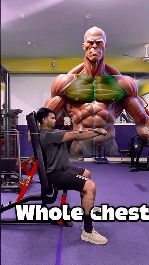 Full Chest Workout with Cable (Upper, Mid, Lower Chest) #motivation #shorts