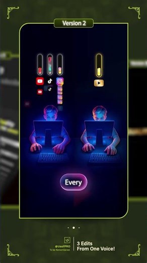 3 Different Edits From 1 Voice!