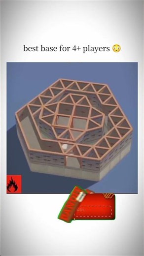 Best base for 4+ player (Rust) 😳 #gamingreels #rustgame