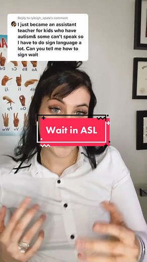 Sign Language for Autistic Kids: Wait in ASL