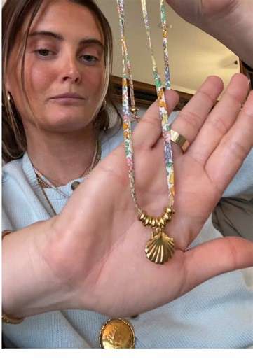 DIY Cotton Fabric Cord Necklaces