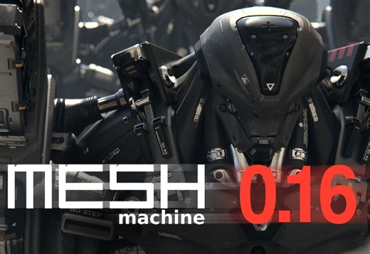 iBlender双语版插件 MESHmachine 0.16 最新中文汉化版最强大的硬表面建模布线修面必备工具 Blender 插件_哔哩哔哩_bilibili