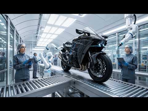 Inside Kawasaki Ninja H2R Factory How The World’s Fastest Bike Is Built