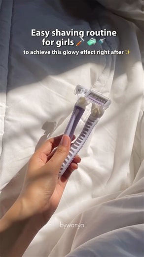 wanya | UGC creator on Instagram: "Easy and effective Shaving Routine for Girls to achieve that glowy finish right after ✨ Save for later and share with all the girlies you know 💓 . .. #shavingtips #tipsforgirls #shavingroutine #trending #tips #hygienic (shaving tips for girls, easy and effective shaving routine, shaving razors, beauty tips for girls)"