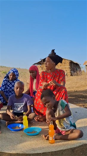 Christmas in an African Village Traditional Cooking & Community Feast #africanvillagelife #shorts