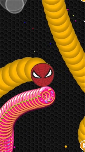 Worm zone io. Crazy Worm. Hero Spider Man