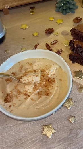 Have some gingerbread left from Christmas?  Turn it into a spiced...