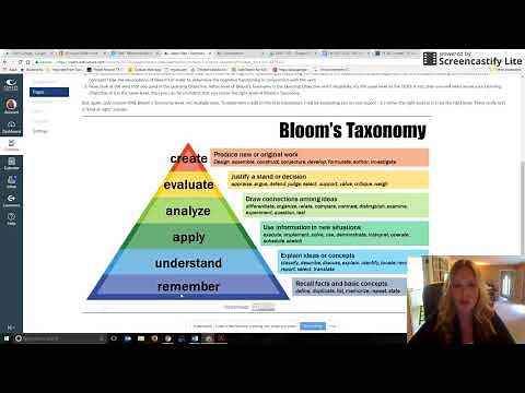 Bloom's Taxonomy and Lesson Plans