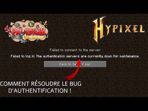 COMMENT RÉSOUDRE LE BUG D'AUTHENTIFICATION POUR LES SERVEURS MINECRAFT ! (ou erreur token invalide)