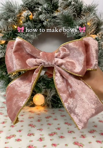 How to Make Beautiful Bows with Wire Ribbon