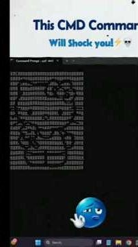 Live ASCII Cat 😺 Using CMD | curl Command Magic | Windows Trick 😱 #cmdfun #bestcli #shorts #cli #go