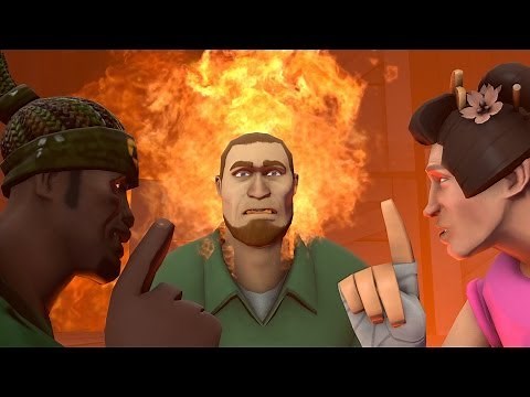 Super Best Friends: pat gets burned [SFM]