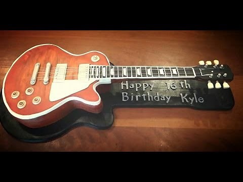 How To Make A Guitar Cake