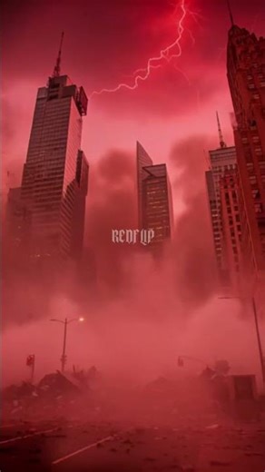 Times Square Collapses in Seconds 😱🔥 | Red Apocalypse Edit