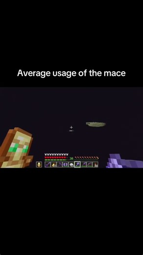 dont let me use the mace #minecraft #minecraftshorts #minecraftmemes #minecraftsurvival