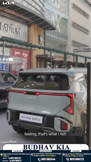 Budhav Kia - Hajipur on Instagram: "Step inside The all-new Kia Seltos, and the difference is clear. From the Command-Centric Trinity Panoramic Display to the spacious, comfortable backseat, every detail feels thoughtfully designed. The cabin is plush, inviting, and premium, a space that makes every drive feel a little more luxurious, and every journey a little more Badass. Everything’s new. Except the attitude. The all-new Kia Seltos. Badass. Forever. Book now. . . #Kia #KiaIndia #TheAllNewKiaS