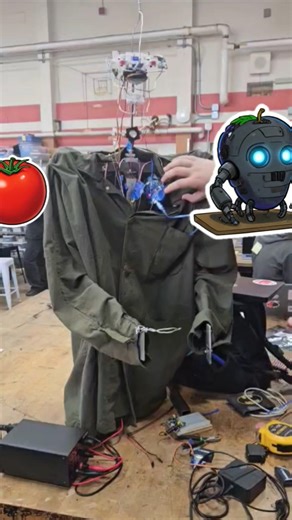 used stickers to cover faces. #robotics #robot #3dprinting #animatronics #animatronic #ww2