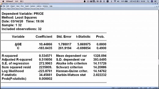 Eviews 9 Jarque-Bera test
