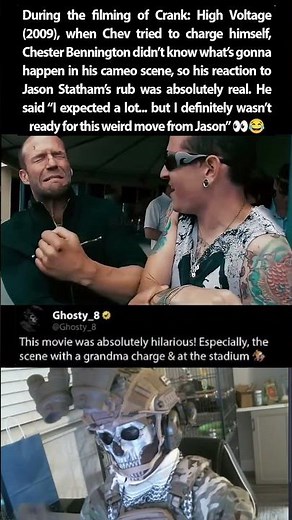 During the filming of Crank High Voltage (2009), Chester Bennington wasn't ready