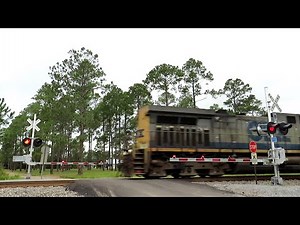 Brand New Railroad Crossing Signals Folkston Georgia