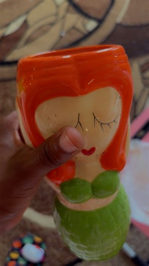 My string of pearls propagation has sprouted!! Look at how cool her vase is 殺 | Rain Marie Artistry | Facebook