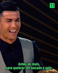 9.4M views · 375K reactions | "Acreditem nos vossos sonhos"  Em semana de aniversário do Canal 11 e de bicampeonato em Itália, vale a pena rever um dos melhores momentos do último ano: o discurso de Cristiano Ronaldo na Gala das Quinas de Ouro. #Canal11 #FutebolEmPortuguês | Canal 11 | Facebook
