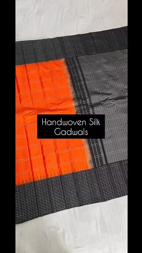 4.5K views · 25 reactions | Handwoven Kuttu border Gadwal Silk sarees. Blouse piece: Yes Price: INR 10,250 plus shipping Delivery time: 15-20 days from the date of payment. Payment methods: Bank Transfer, Gpay, Phone pe, Credit Card For order or related queries, please WhatsApp on 062891 40489 #saree #kolkata #JOYEE #onlineshopping | Joyee | Facebook