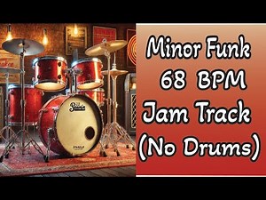 68 BPM Drum Jam Track | Click Track for Slow Grooves and Creative Drumming