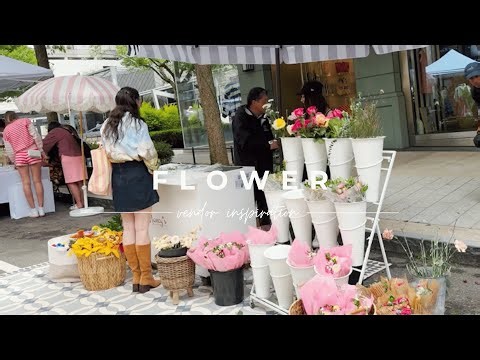 Flower Vendors & Florists Booth Ideas | Farmers Market Inspiration