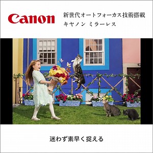 956K views · 227 reactions | そのミラーレスは、撮る人の世界を変える。 初めての人も。写真にこだわる人も。 その一瞬が驚きの美しさで取れるのは、新世代オートフォーカス技術。 そしてデュアルピクセルCMOS AFで迷わず素早く捉える。 心に留まった一瞬を、 心を動かす一枚に。 | キヤノン株式会社 | Facebook