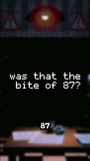 The Difference Between The Bite of 83 and 87 #fnaf
