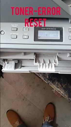 BROTHER TONER CARTRIDGE ERROR RESET DRUM ERROR RESET...