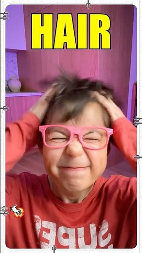 😄Tap-Tap! LEARN HAIR, BEARD & FACE WORDS! 🧔‍♂️ #shorts #funny