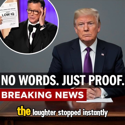 🔥 EPIC MIC DROP: Stephen Colbert Silences Trump's "180 IQ" Brag with One Silent Document Slide! 😱📺 💬 Full story: https://us.zwent.net/?p=3979 Trump boasts his genius mid-interview – Colbert stays calm, reaches over, and quietly places a single paper on the desk. No words, no smirk. Studio goes DEAD silent, audience frozen as cameras zoom in! 🤫📄 Social media explodes instantly – clips viral, speculation wild. When Colbert finally speaks... the room drops even heavier. Power shift without a 