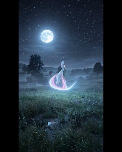 POV: You witnessed a rare encounter with Cresselia 🌙✨ | AI Experimental