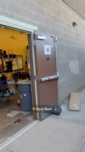 A lot of commercial door repairs coming in lately! Security is a huge priority for us, even on a Sunday! Existing device wasn’t functioning correctly, thankfully had a new detex panic/alarm device on hand and came through big time for boot barn! #Happy customer #happy life #WindowDoorRepair #localbusiness | Limitless Glass & Door LLC.