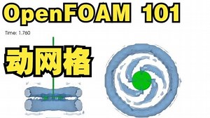 【基于OpenFOAM9的入门教程】8-4 进阶物理仿真之——动网格