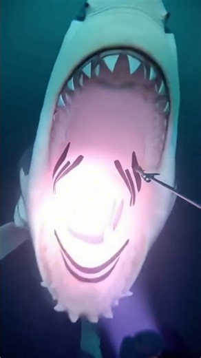 Deep sea diver footage underwater