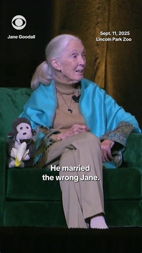 Before her death on Oct. 1, Jane Goodall, 91, the renowned conservationist who transformed the world’s understanding of chimpanzees, spoke at Chicago’s Lincoln Park Zoo during the Women Supporting Wildlife Luncheon. She shared how her dream began at age 10 while reading Tarzan of the Apes, recalling with a smile, "I fell passionately in love with Tarzan — and what did Tarzan do? He married the wrong Jane.” | CBS News