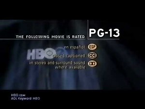 HBO2 Rated PG-13 Bumper (2002-2006)