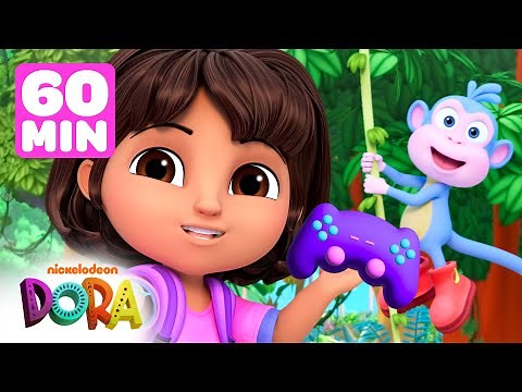 Play Games with Dora for 60 Minutes Straight! #2 🎮 | Dora & Friends