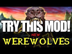 Skyrim - The FRESHEST 2020 Werewolf Mod that YOU NEED - Growl Werebeasts of Skyrim Mod Guide