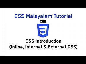 1. Introduction | CSS Malayalam Tutorial