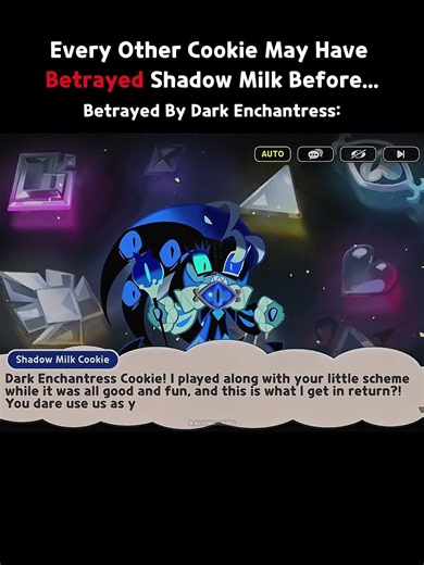 they will never betray shadow milk #cookierunkingdom
