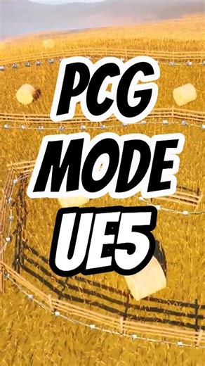 Crie Conteúdo Procedural com PCG Mode na Unreal #unrealengine #ue5 #gamedev #unity #godot #gamedev