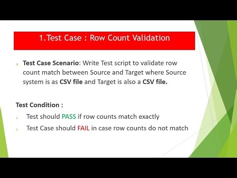 ETL Row Count Validation in Pandas | Real-World Test Case