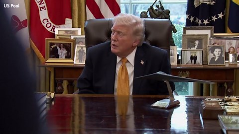 Trump calls Gavin Newsom 'the President of the United States' while insulting his intelligence