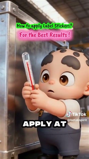 How to apply label stickers for the best results?