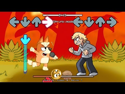 [SWAP] FNF 67 KID meme REMIX VS Bluey, Bingo & Mackenzie Sings Chasing | Bluey FNF Mods